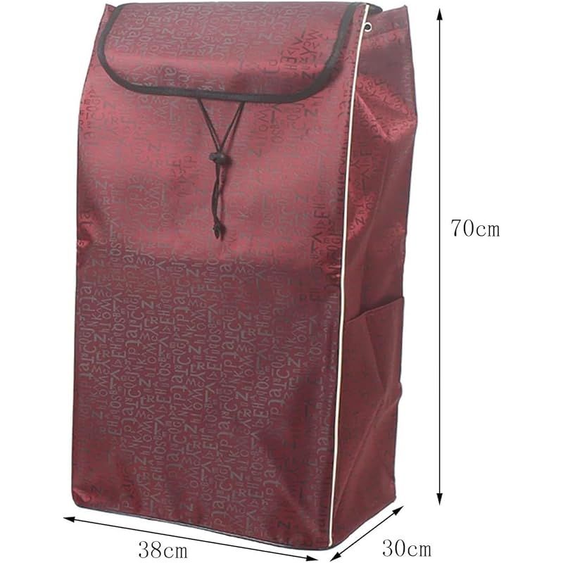80-liter-ersatz-einkaufswagentasche – Wasserdichte Einkaufstasche Aus Oxford-gewebe, Ersatztasche Für Einkaufswagen, Wiederverwendbare Einkaufstasche, 38 X 30 X 70 Cm