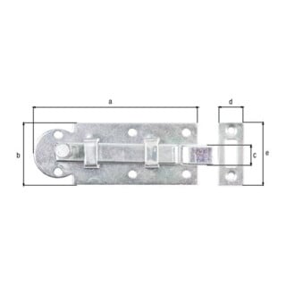 Fensterriegel 16/80 - K2XA