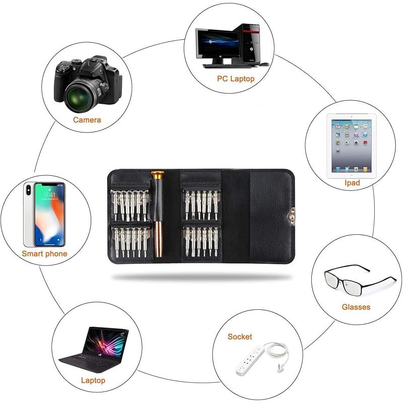 Präzisions-schraubendreher-set, 25-in-1 Mini-torx-schraubendreher-set Mit Inbusschlüsseln, Reparaturwerkzeug Für Iphone, Laptop, Uhr, Schmuck, Spielzeug, Brille Und Macbook