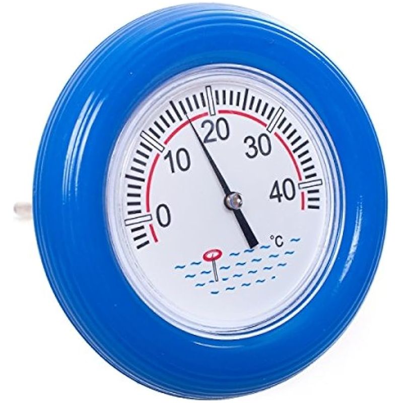 ® Großes Poolthermometer, Profi-ausführung, 19 Cm Durchmesser