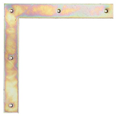 FP - alberts Tor-Winkel, Lieferung paarweise in ve, galv. gelb verzinkt, HxLxB 300x300x40 mm