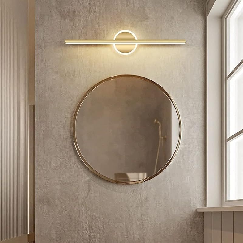 Led-spiegelleuchten, Moderne Badezimmer-waschtischleuchte, Badezimmer-schminkspiegelleuchten, Goldene Wandleuchte Für Badezimmer-schminktisch, Bl