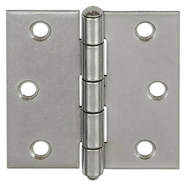 Scharnier, Edelstahl, LxB 76x76 mm - Alberts