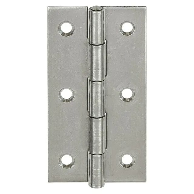 GAH 361198 Scharnier Höhe 82 mm Breite 44 mm Stärke 1,3 mm Edelstahl schmal