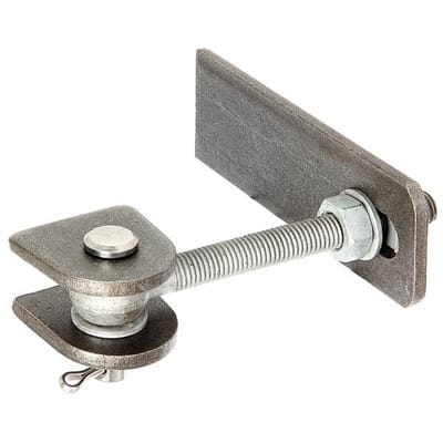 Alberts - Verstellbares Torband 135x19x44x120x25x45x12x6mm Stahl roh