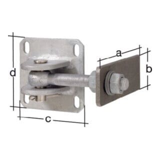 Alberts Torband 170x60x120x120mm verz - 418656 - GAH