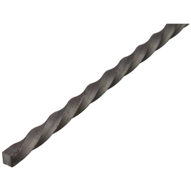 ALBERTS Vierkantstange, gedreht, Stahl roh, LxBxH 2000 x 14 x 14 mm