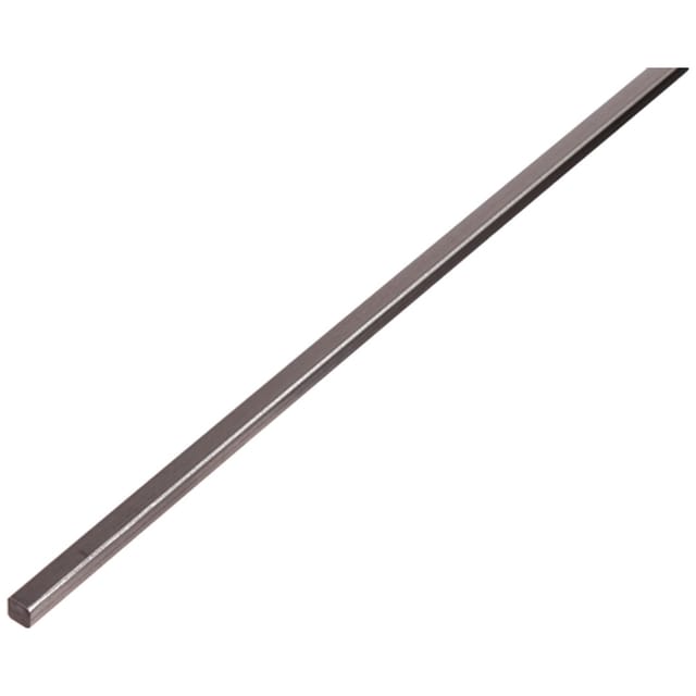 GAH - alberts Vierkantstange, Stahl roh, warmgewalzt, LxBxH 1000 x 6 x 6 mm