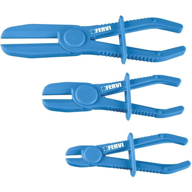 Set mit 6 Meisseln Durchschlagen und Sticheln mit Handschutz Fervi 0391