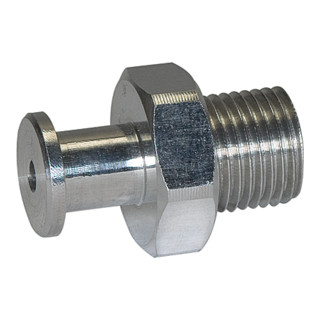 Anschlussnippel für Flachsauger, rund »pfg«, M5 ag, ø 5-10 mm - Riegler
