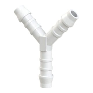 Y-Schlauchverbindungsstutzen, für Schlauch lw 12, Winkel 90°, pom - Riegler