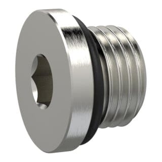 Verschlussschraube, Innensechskant 8 mm, g 3/8, nbr O-Ring, msn - Riegler