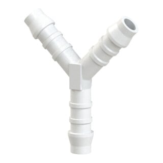 Y-Schlauchverbindungsstutzen, für Schlauch lw 4, Winkel 90°, pom - Riegler