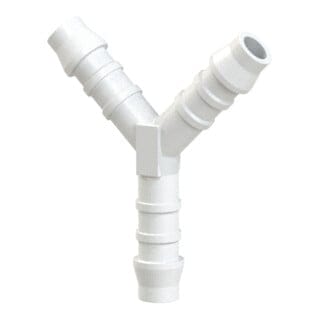 Y-Schlauchverbindungsstutzen, für Schlauch lw 4, Winkel 90°, pom - Riegler