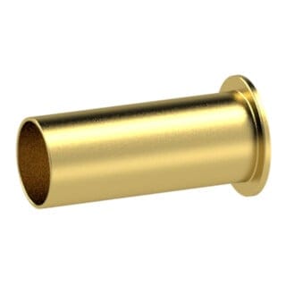 Verstärkungshülse, Rohr-Außen-Ø 10/8 mm, Messing blank - Riegler