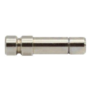 Verschlussstecker »value line«, Stutzen 4 mm, Messing vernickelt - Riegler