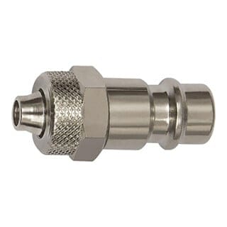 Nippel für Kupplungen nw 7,2 - nw 7,8, Stahl, für Schlauch 6x4 - Riegler