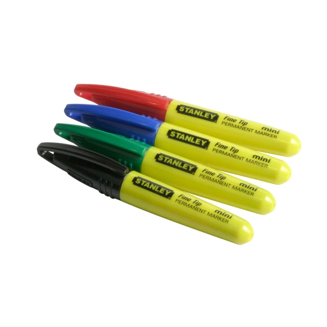 Stanley - 2-47-329 Mini-Spitzenmarker Mehrfarbenblister 2-47-329