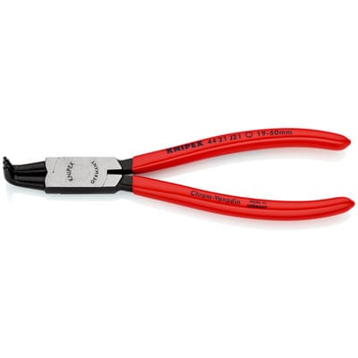 KNIPEX 44 21 J21 SB Sicherungsringzange für Innenringe in Bohrungen mit Kunststoff überzogen schwarz atramentiert 170 mm