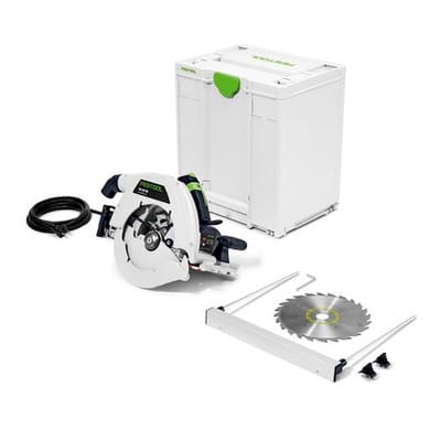 Handkreissäge hk 85 EB-Plus, incl. Kreissägeblatt, Parallelanschlag, Zubehör, Systainer - Festool
