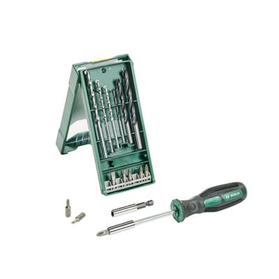 Accessories 2607017654 Mini X-Line 16teilig Bohrer- und Bit-Sortiment - Bosch