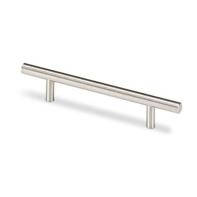 Hettich - Stangengriff Salvia, •–• 128, l 188 mm, h 35 mm, ø 12 mm, Edelstahl gebürstet
