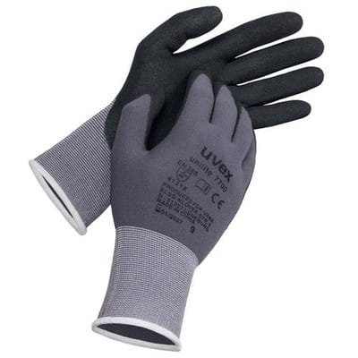 Uvex - 6058508 Schutzhandschuhe unilite Strick Nitril nbr Größe 8