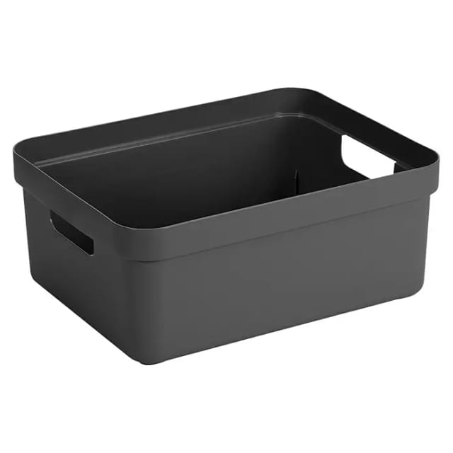 Aufbewahrungsbox Sigma Home 24 l anthrazit Boxen, Körbchen & Kisten - Sunware