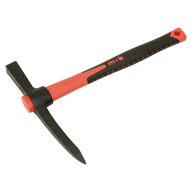 Mob Outillage - Minikreuzhacke Ultratec G.450g Kopf-G.L.370mm Spitze u.Schlagkopf peddinghaus