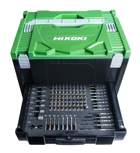 HiKOKI HSC mit Schublade und 100tlg. Zubehör - 40030037