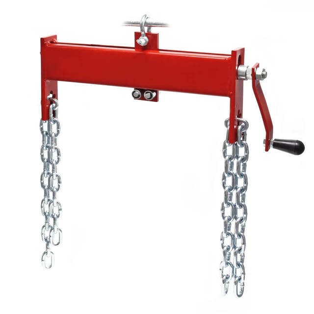 XPOtool HD Balancierer für Hebekran bis max. 1800kg / 1,8t Heavy Duty Positionierer mit 390mm Arbeitsbereich und Handkurbel