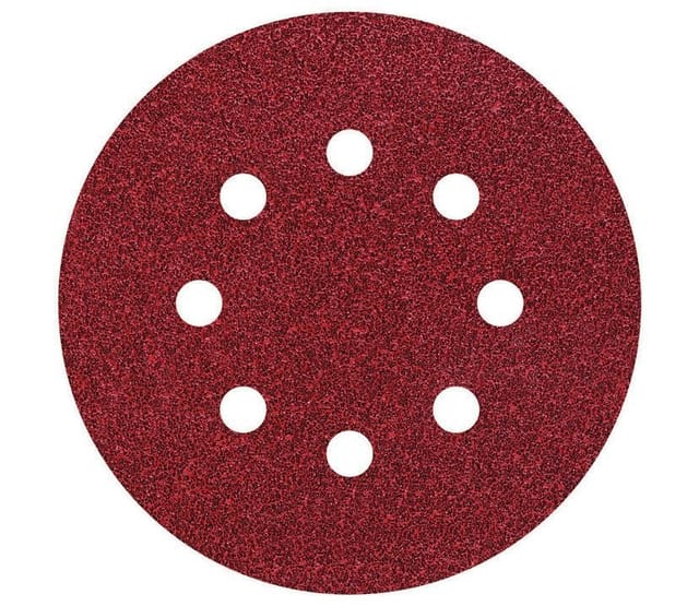 2251100 Exzenterschleifpapier mit Klett, gelocht Körnung (num) 120 (ø) 125 mm 25 St. - Wolfcraft