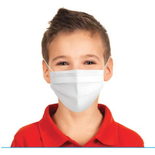 Buri - 10 x Kindermaske Einwegmaske Typ ii 2 EN14683:2019+AC:2019 + bfe 98% Mundschutz Maske für Kinder