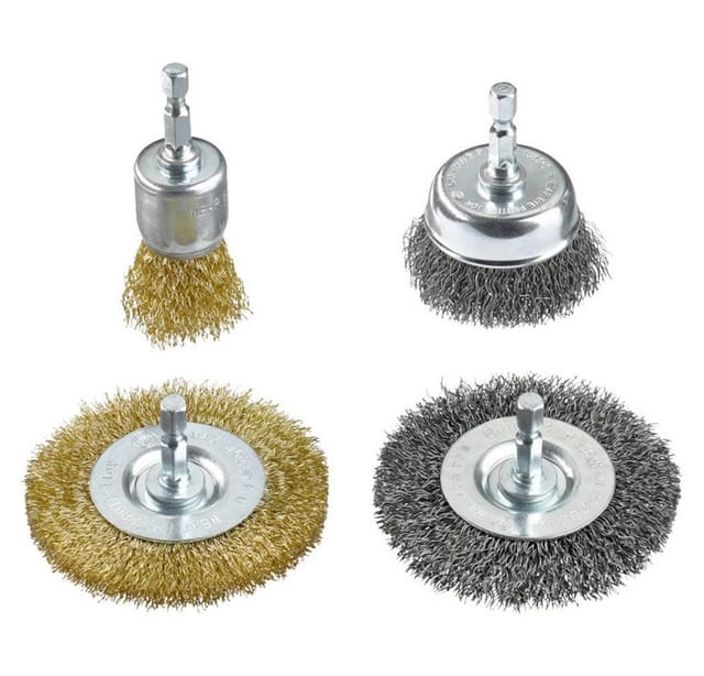 Drahtbürsten-Set für Bohrmaschinen 597520 4 St. - KWB