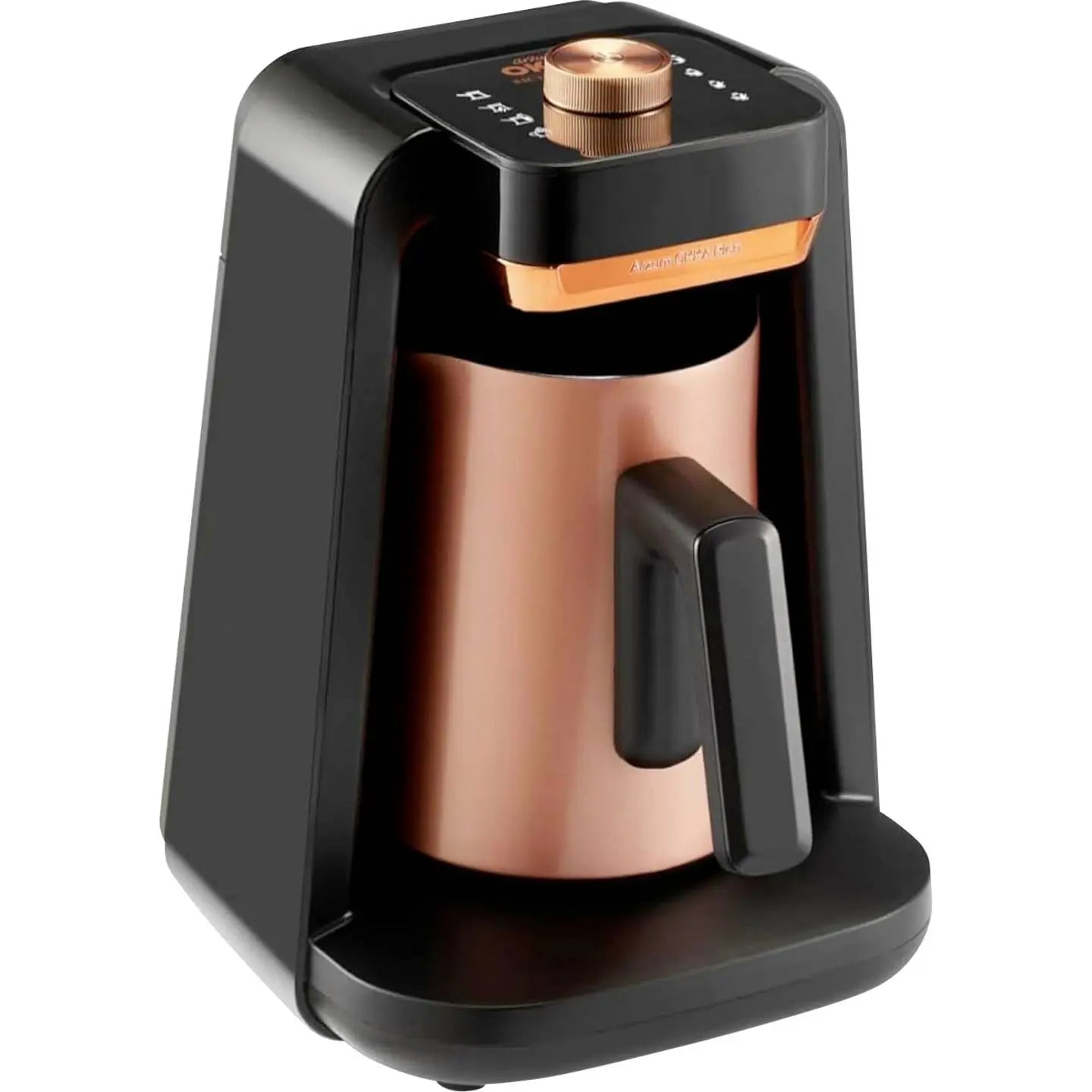 [neuwertig] B-ware Arzum Kaffeemaschine Mokkakocher Espressokanne Milchaufschäumer Bronze 5 Tas603