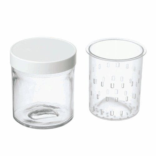 Cuisinart - glazen potjes yoghurtbereider - set 2st - 250ml - ym402e - 3030050060379