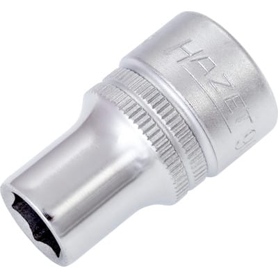 Steckschlüsseleinsatz 900-10 ∙ 1/2 Zoll (12,5 mm) Vierkant hohl ∙ Außen Sechskant-Tractionsprofil ∙ sw 10 mm