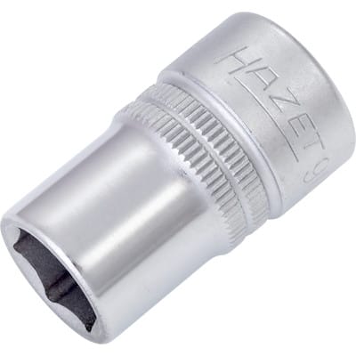 Steckschlüsseleinsatz 900-13 ∙ 1/2 Zoll (12,5 mm) Vierkant hohl ∙ Außen Sechskant-Tractionsprofil ∙ sw 13 mm