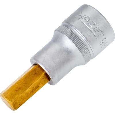 Schraubendreher-Steckschlüsseleinsatz 986-10 ∙ 1/2 Zoll (12,5 mm) Vierkant hohl ∙ Innen Sechskant Profil ∙ sw 10 mm