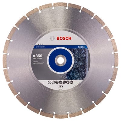 Diamanttrennscheibe Standard for Stone, 350 x 20/25,4 x 3,1 x 10 mm - Bosch