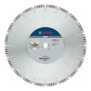Bosch - Diamanttrennscheibe Best for Concrete, 400 x 20,00/25,40 x 3,2 x 12 mm