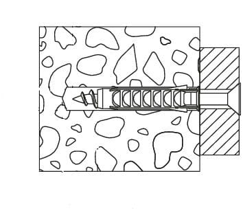 52118 s 8 gk Spreizdübel 40 mm 8 mm 20 St. - Fischer