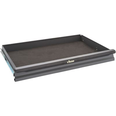 No Brand - vigor Schublade, flach, 569 x 398 x 75 mm, für Series l, V1901, V1902, Werkbank V4813