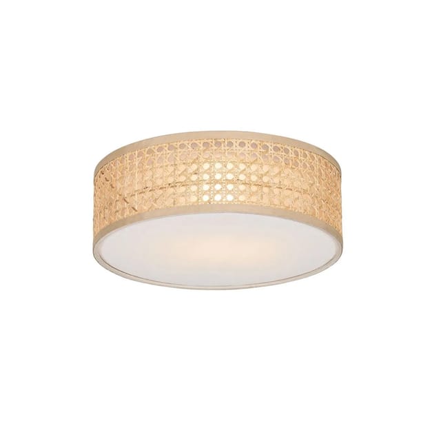 Orientalische Deckenleuchte Rattan 30 cm - Tromma