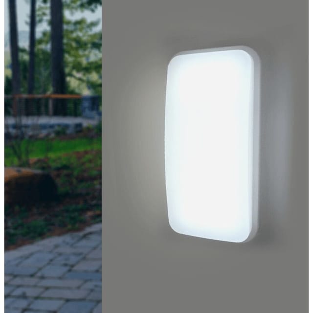 Mumu - LED-Wandleuchte 20W rechteckig IP65 - Kaltweiß 6000K - 8000K -