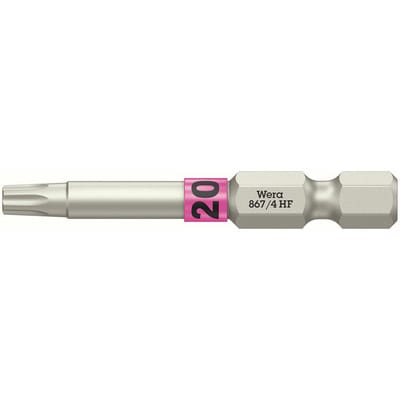 Bit 867 torx® hf 1/4 ″ tx 20 Länge 50 mm mit Farbleitsystem