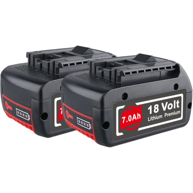 2X 7Ah Akku für Bosch 18V Professional GBA GSR GSB BAT609 BAT610G BAT618G BAT619 BAT621 BAT620