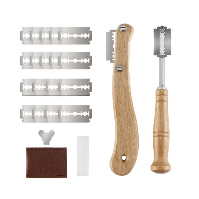 Brotmesser-bäcker, Brotmesser-schneidewerkzeug Mit 20 Edelstahlklingen Zum Diy-gravieren Von Brotmustern