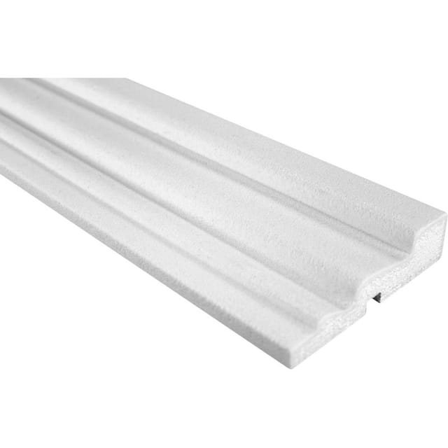 MC119 Fassadenprofile Fensterleisten Außenstuckleisten modern Restposten expandiertes Polystyrol: 30 Meter / 15 Leisten