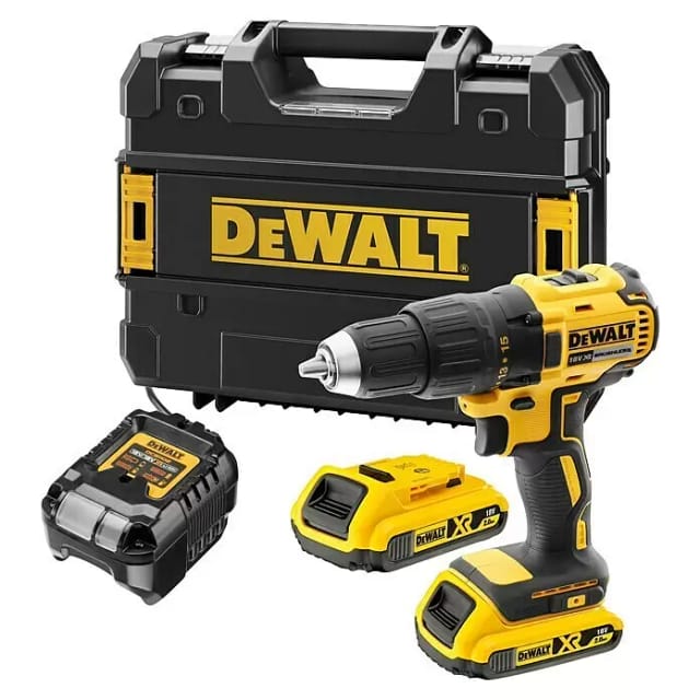 DCD777D2T-QW Bohrmaschine 1750 rpm Schraubenschlüssel 1,15 kg Gelb - Dewalt